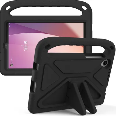 Image de Etui de protection pour Lenovo Tab M8 4th Gen 8" 2023 TB-300FU/300XU, étui enfant léger en EVA avec poignée et support Noir