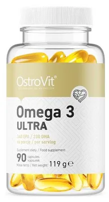 Produktbild von OSTROVIT Omega 3 Ultra (90 Kapseln)