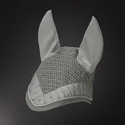Produktbild von Eskadron Fliegenkopfschutz Platinum " CRYSTAL " Größe - Pony Farbe - silvergrey