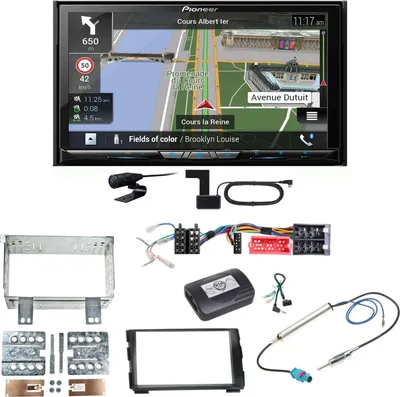 Produktbild von Pioneer AVIC-Z830DAB Navigation Bluetooth USB CD MP3 Einbauset für Kia Cee'd ED