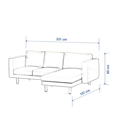 Obrázok produktu pre IKEA Norsborg Poťah na 3 miestnu pohovku s lehátkom