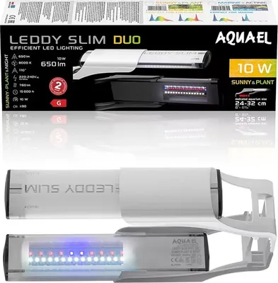 Zdjęcie produktu dla Aquael Leddy Slim Duo 10W Sunny Plant - lampa LED biała Aquael