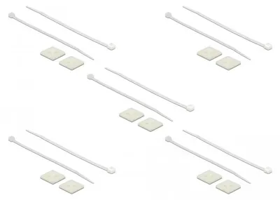 Immagine prodotto di DELOCK Befestigungssockel 25 x 25 mm mit Kabelbinder
