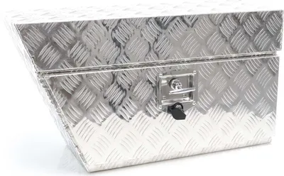 Produktbild von Wiltec aluminiowy schowek lewy 75x25x40 cm / 6 kg do 60 L / 40 kg solidny do samochodów, przyczep, pojazdów użytkowych, solidny schowek i skrzynka narzędziowa