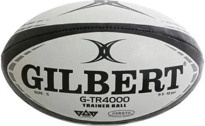 Image de Ballon de Rugby, Entraînement GTR4000, Noir, Gilbert, Taille 5