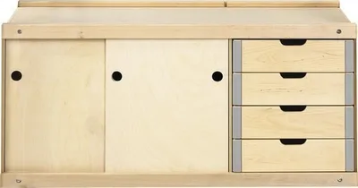 Produktbild von Sjöbergs CUPBOARD 0042, Holz, Birke, 985 mm, 460 mm, 16 kg