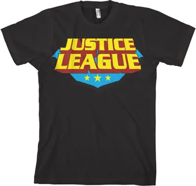 Produktbild von Justice League Classic Logo - Medium - Black