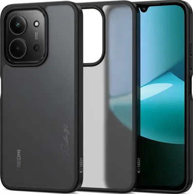 Produktbild von Handyhülle für Xiaomi Redmi 15C 5G / POCO C85 4G, Tech-Protect MagMat, Rauchfarben-Schwarz