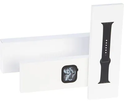 Produktbild von Apple Watch S11 Aluminium 46mm Diamantschwarz (Sportarmband schwarz) M/L