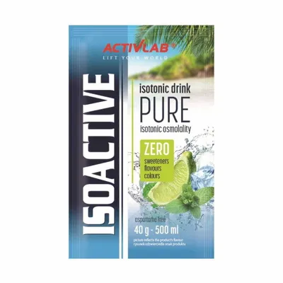 Zdjęcie produktu dla ISOACTIVE PURE izotonik w saszetce 40g kompozycja elektrolitów i minerałów Activlab