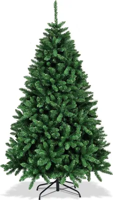 Produktbild von Weihnachtsbaum 183 cm Künstlicher Christbaum Tannenbaum mit faltbarem Metallständer