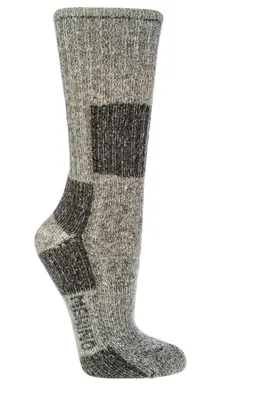Produktbild von Merino Trekkingsocken Wandersocken 85% Wolle Grau Anthrazit Gr. 43-46 1 Paar