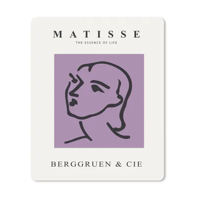 Produktbild von MuchoWow® Mauspad Mousepad Matisse - Abstrakt - Alte Meister - Frau 19x23 cm - Mousepads - Maus Mat - Pad - Mausunterlage - Mauspads - Spielen