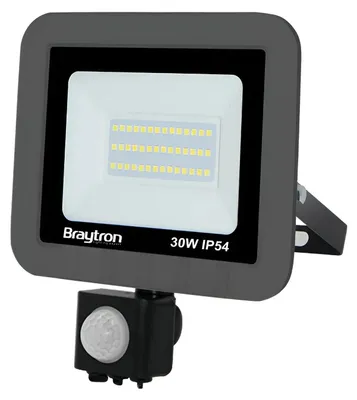 Produktbild von Braytron LED Strahler mit Bewegungsmelder Außen Garage Garten superhell Lampe 30W IP54 3000K