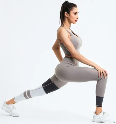 Produktbild von Sport-Set mit Tank-Top dreifarbig, grau S