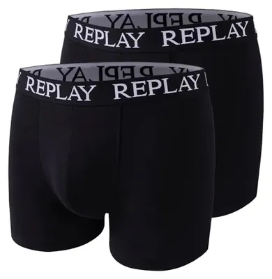 Immagine prodotto di Replay - Boxer da uomo (confezione da 2) LT5028 (S) (Nero)