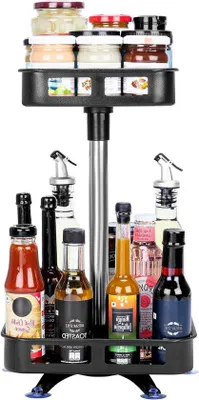 Produktbild von Drehbares 2-laagiges Gewürzregal aus Metall