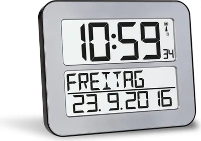 Obrázok produktu pre TFA-Dostmann 60.4512.54 Budík Digitálny budík strieborný (60.4512.54)