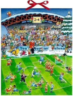Produktbild von Mein Fußball-Wimmelkalender Adventskalender