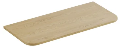 Image de Plan de travail de salle de bain moderne et élégant, 100 cm, en chêne