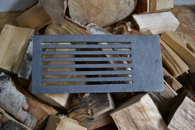 Immagine prodotto di RAJCA-GUSS - Griglia per stufa 34x15 cm in ghisa Griglia per camino Griglia quadrata per cenere Griglia per stufa Griglia da tavolo Griglia per stufa Griglia per camino