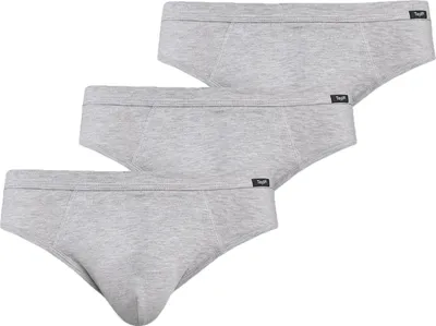 Immagine prodotto di Teyli confezione da 3: Slip in cotone per uomo Toni Male 802-3 grigio XXL