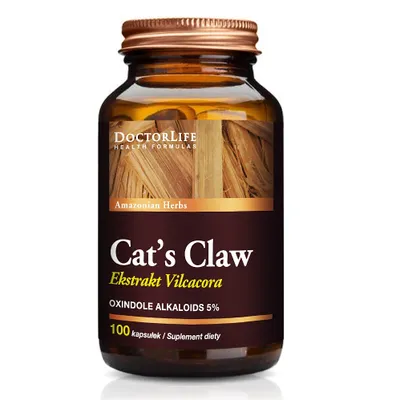 Productafbeelding van Kapsules met extract van kattenklauwen - Ondersteunt de gezondheid van katten, 500mg - 100 stuks.