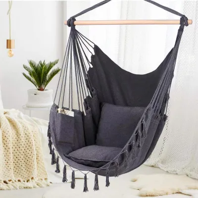 Immagine prodotto di Solidchoice - Sedia a dondolo con 2 cuscini, ideale per interni ed esterni