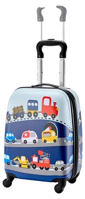 Image de Ensemble de bagages pour enfants, avec roulettes, comprenant un sac à dos et un coussin, 5 pièces