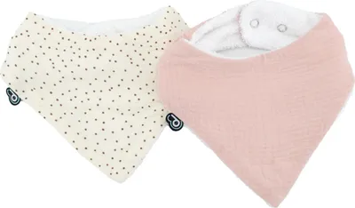 Produktbild von Doppelpack Bandana-Lätzchen, Baby, aus Musselin