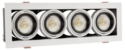 Productafbeelding van MODERNE LED-INBUILDSTRALER, 92x305mm, 4 lampen, GU10