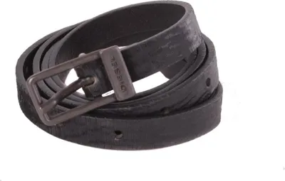 Produktbild von Diesel BOCUT CINTURA Belt Gürtel Echtleder Schwarz