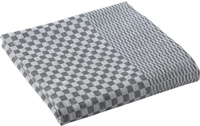 Produktbild von Grubentuch schwarz-grau 50 x 100 cm - 5er Verpackung : 100% Baumwolle 120 g/Stück : schwarz