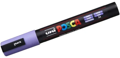 Produktbild von Uni-Ball uni POSCA PC-5M, Lila, Schwarz, Lila, Bullet, Medium