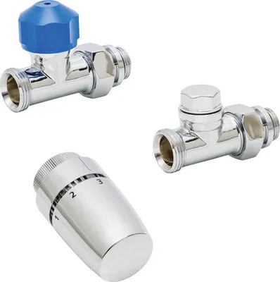 Produktbild von SCHULTE Thermostatventil-Set Durchgang 1/2 chrom 7063002"