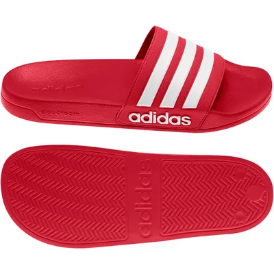 Produktbild von adidas neo adilette Cloudfoam red/white 48 2/3 (UK 13)