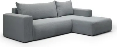 Produktbild von KEF  Ecksofa Lessi – L-Form – 268x72x163 cm – Möbel für Wohnzimmer – Liegefläche 130x212 cm – Mit Schlaffunktion – Polstermöbel – Rechtsseitig Aragon 93