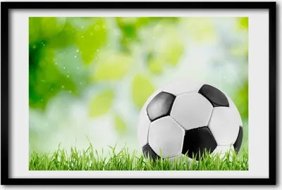 Produktbild von Bild 60x40 MDF-Rahmen, Wandkunst Fußball