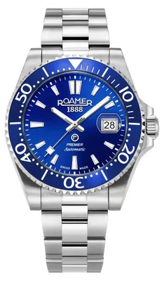 Obrázek produktu pro Pánské hodinky ROAMER 986983 41 45 21 tmavě modré sportovní potápěčské hodinky