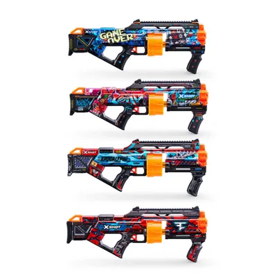 Zdjęcie produktu dla ZURU 36518 - X-Shot - Skins Last Stand Blaster z rzutkami