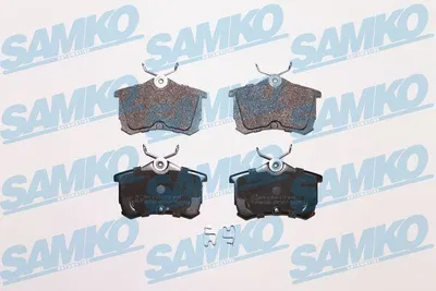 Produktbild von SAMKO Bremsbeläge Satz Hinten Bremsklötze für HONDA Accord VII Limousine (CL, CN) 5SP1037