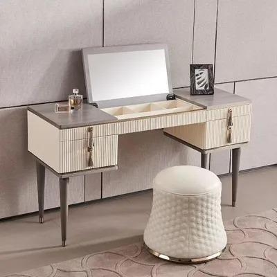 Image de Consoles de table Table de maquillage Console Chambre à coucher Secrétaire 140cm