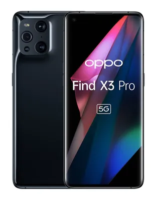Produktbild von OPPO Find X3 Pro , 17 cm (6.7"), 12 GB, 256 GB, 50 MP, Android 11, Schwarz