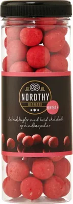 Produktbild von Nordthy Lakridskugler Hindbær 300g