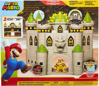 Produktbild von Nintendo Super Mario Bowser Castle Deluxe Spielset, 6,5 cm