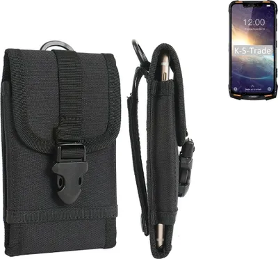 Produktbild von K-S-Trade Holster Handy Hülle kompatibel mit Doogee S90 Pro Holster Handytasche Gürtel Tasche Schutz Hülle Robust Outdoor schwarz