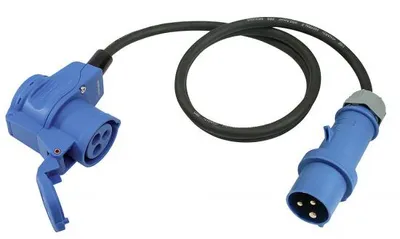Obrázek produktu pro Winkelkupplung CEE auf CEE Stecker