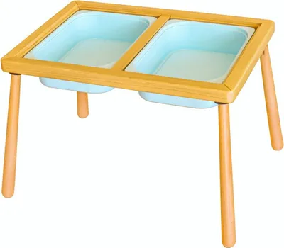 Immagine prodotto di Skye Decor, Table - Blue, tavolo per bambini, 100% PINO, blu, 53 x 74 x 52 cm