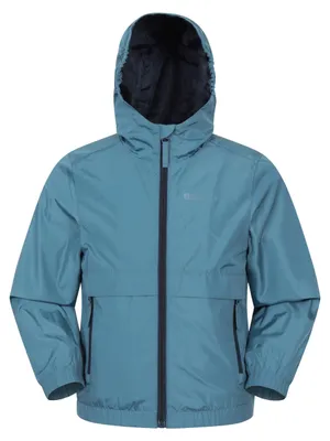 Produktbild von Mountain Warehouse - "Whisper" Jacke für Kinder, Wasserbeständig MW5191 (140) (Blau)