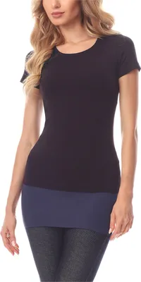 Image de Merry Style - Rallonge pour chemises et t-shirts pour femmes – 6XL – Bleu foncé – MS-MS10-202-BB